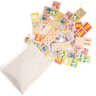 Domino spel - dieren